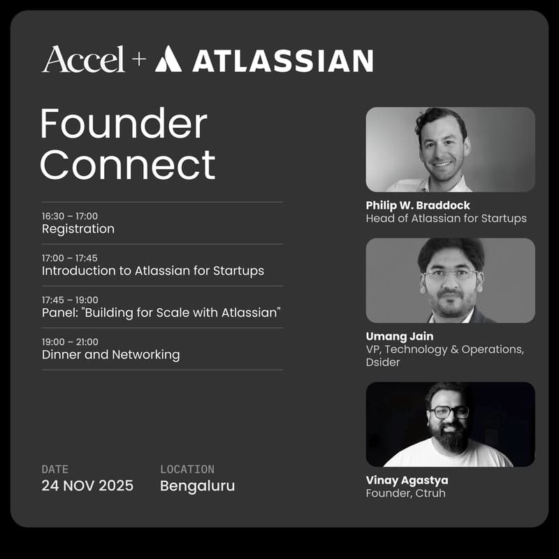 Cover Image for Accel + Atlassian Founder Connect