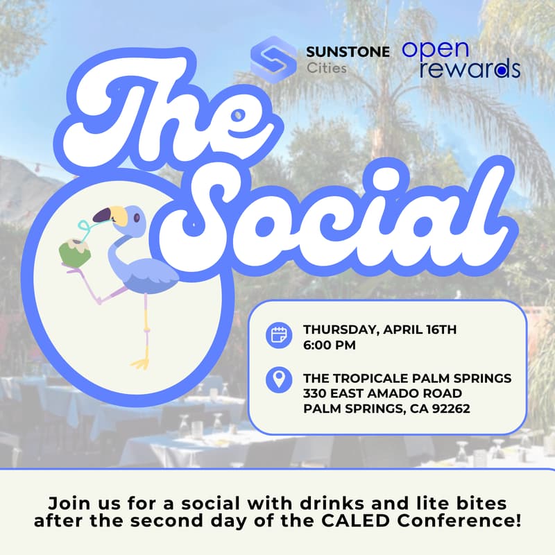 Cover Image for CALED Social @ The Tropicale - Hosted by Sunstone Cities & Open Rewards