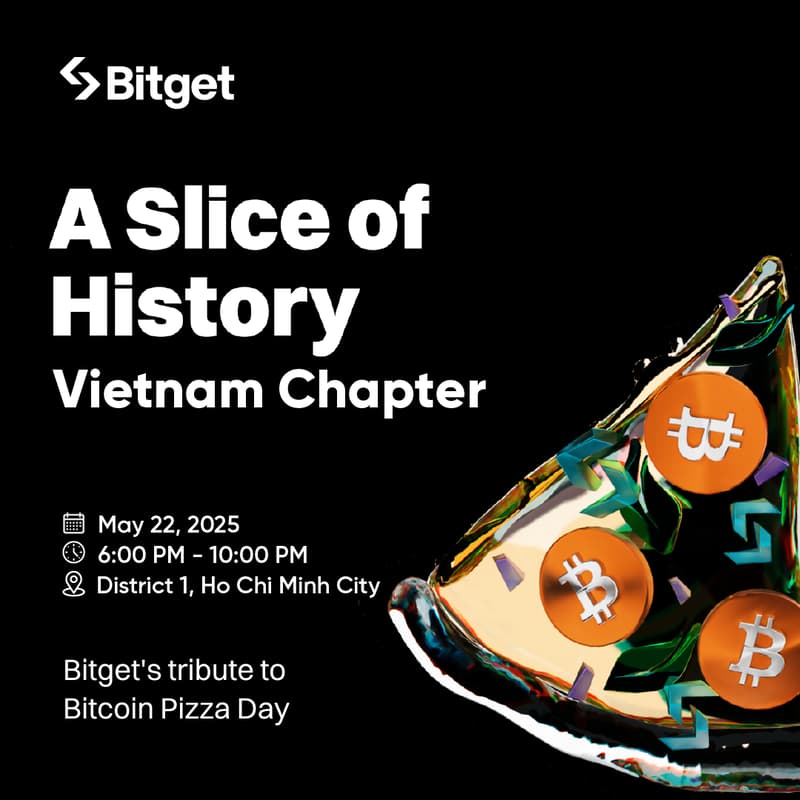 Cover Image for Bitget Pizza Day: A Slice of History - Ăn Pizza bàn Bitcoin cùng Bitget