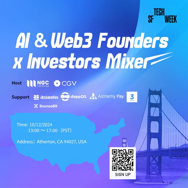 Cover Image for AI & Web3 Founders x Investors Mixer #SFTechWeek