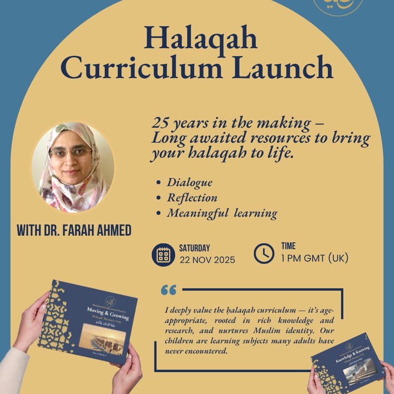 Cover Image for Launch: Shakhsiyah Halaqah Curriculum