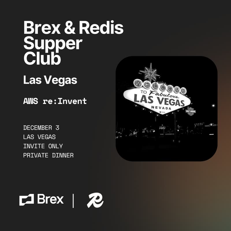 Cover Image for Brex Supper Club with Redis | AWS re:Invent 2024