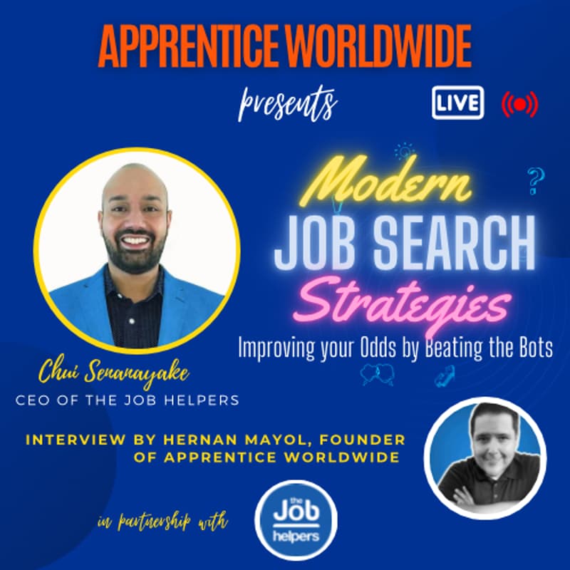 Cover Image for Modern Job Search Strategies - Chui Senanayake, CEO of The Job Helpers