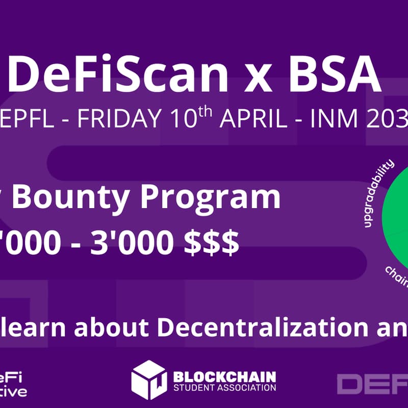 Cover Image for DeFiScan x BSA @ EPFL