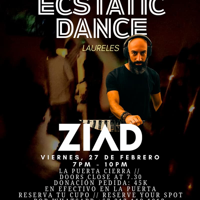 Foto de portada de ECSTATIC DANCE con Ziad @SOMA