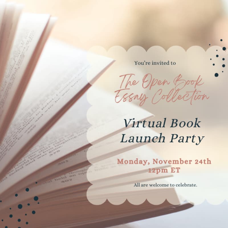 Cover Image for Virtual Book Launch Party for The Open Book Anthology