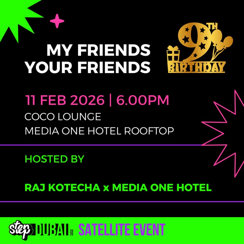 Cover Image for My Friends Your Friends Birthday x STEP Conference Afterparty