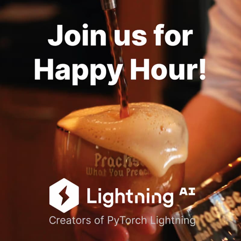 Cover Image for Happy Hour at NVIDIA GTC with Lightning AI