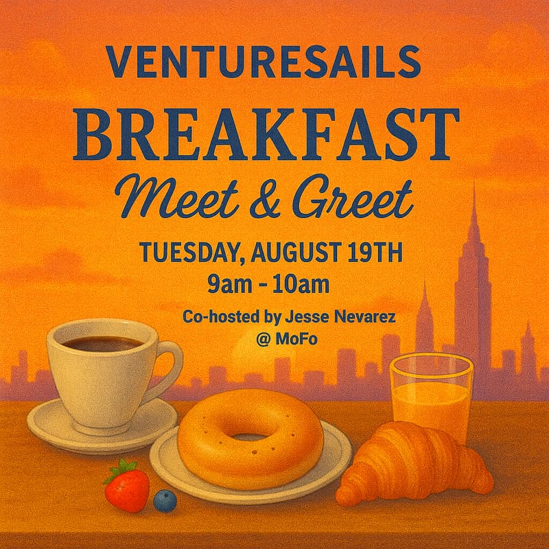 Cover Image for August 19th VentureSails Breakfast Meet & Greet