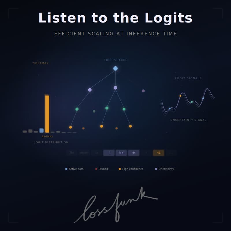 Cover Image for Listen to the Logits: Efficient Scaling at Inference Time for LLMs