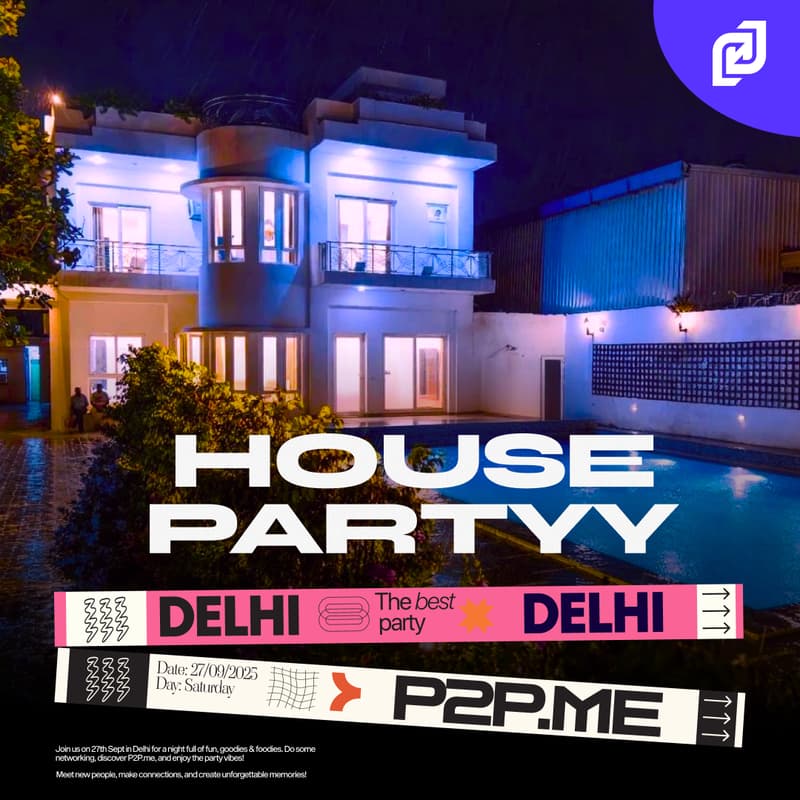 Cover Image for House Partyy with P2P.me & Cryptoholic ( Non-Alcohol )