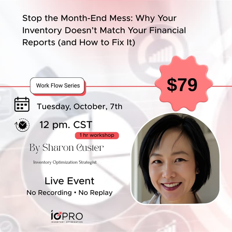 Cover Image for Stop the Month-End Mess: Why Your Inventory Doesn’t Match Your Financial Reports (and How to Fix It)