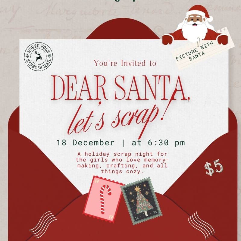 Cover Image for Dear Santa, Let's Scrap!🎅🏾