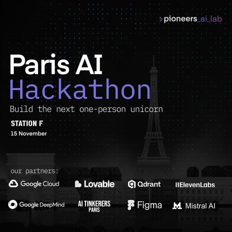 Cover Image for Paris AI Hackathon @StationF by Pioneers
