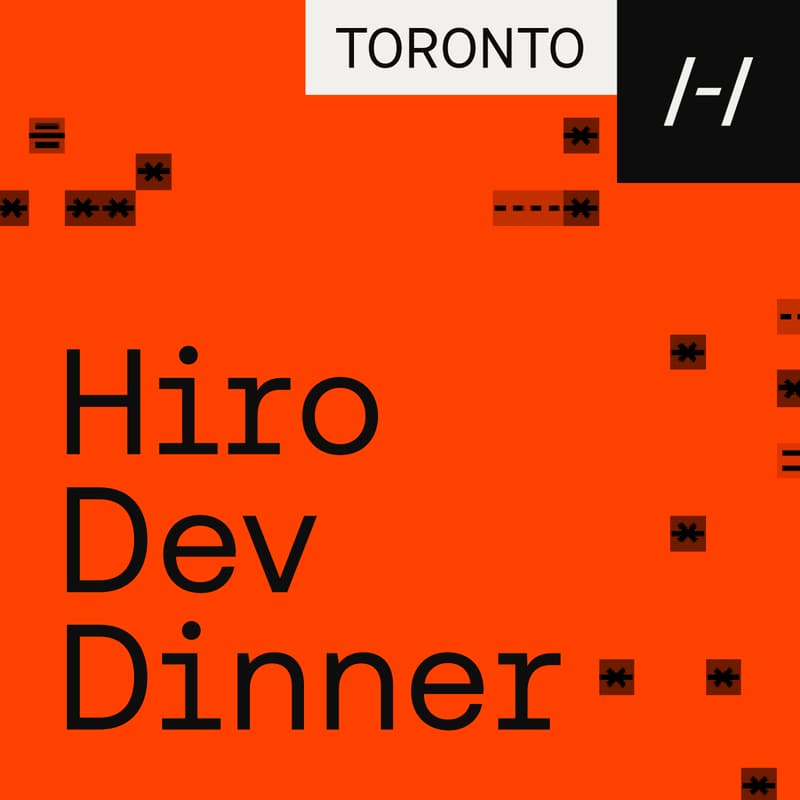 Cover Image for Hiro Dev Dinner @Consensus Toronto