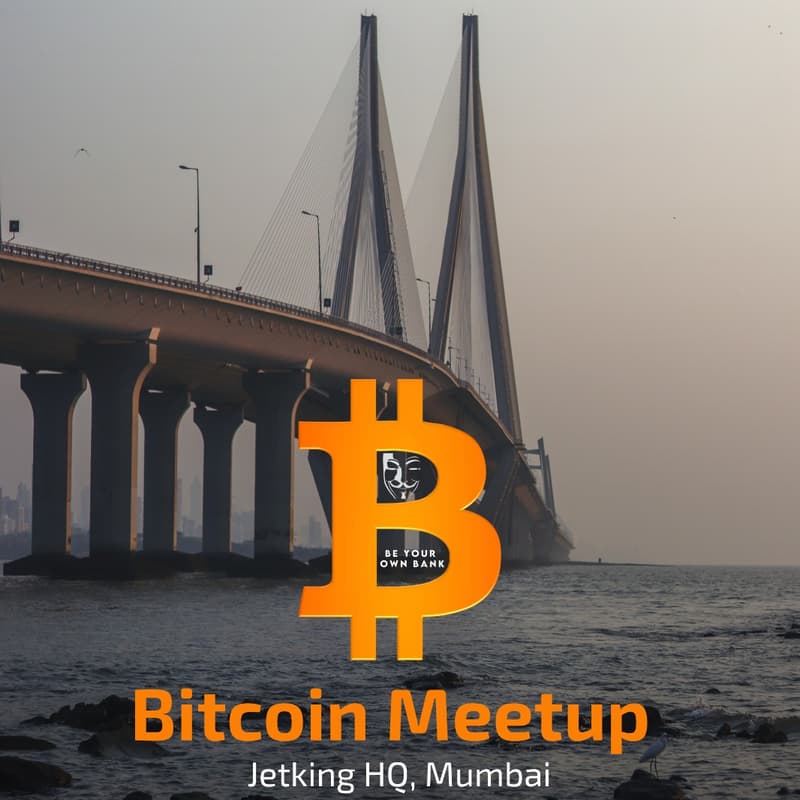 Cover Image for Bitcoin Meetup | Jetking HQ, Mumbai | Bitcoin Treasury, Lightning & more!