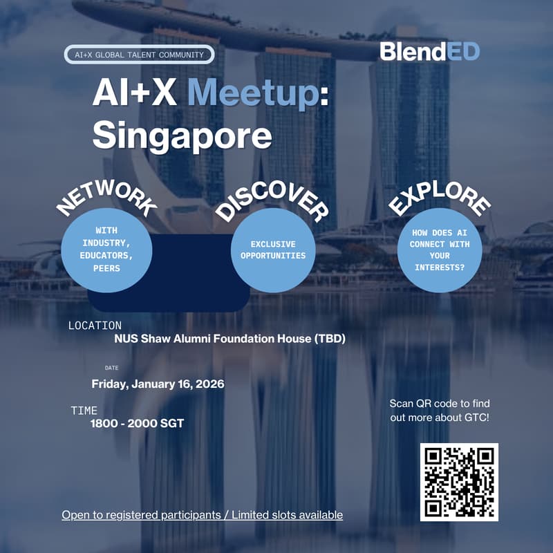 Cover Image for AI+X Meetup: Singapore