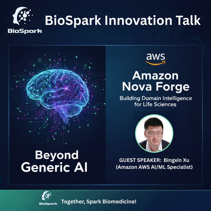 Cover Image for 【BioSpark Innovation Talk】AI Customization – Building Domain Intelligence for Life Sciences