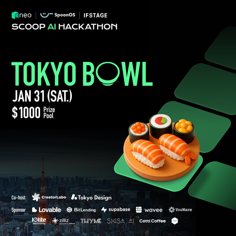 Cover Image for 🚀 Scoop AI Hackathon Tokyo Bowl