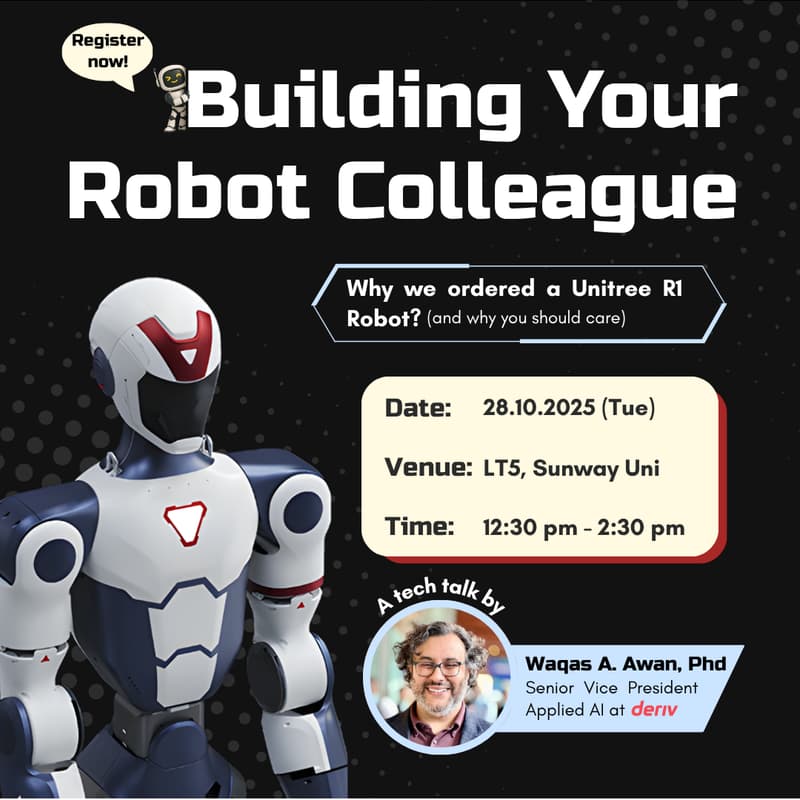 Cover Image for Deriv: Building Your Robot Colleague