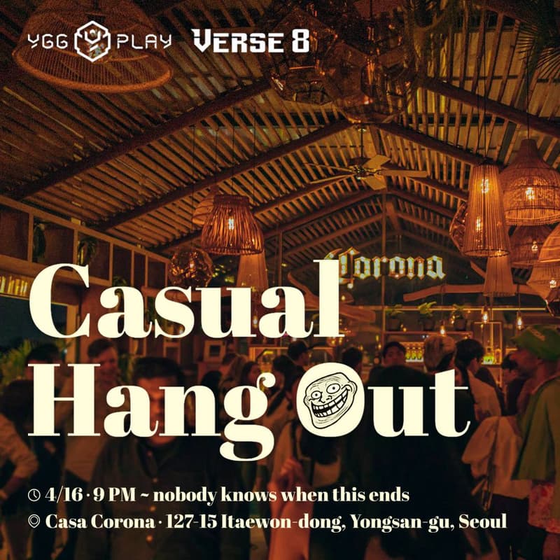 Cover Image for YGG Play X Verse8 Casual Hang Out