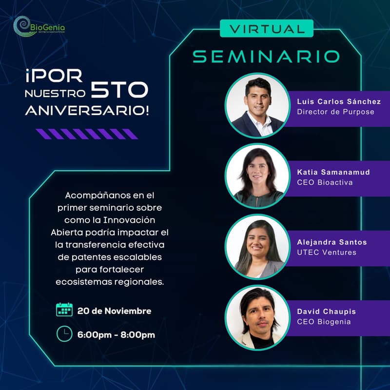 Cover Image for Seminario: Innovación abierta para la transferencia efectiva de patentes escalables