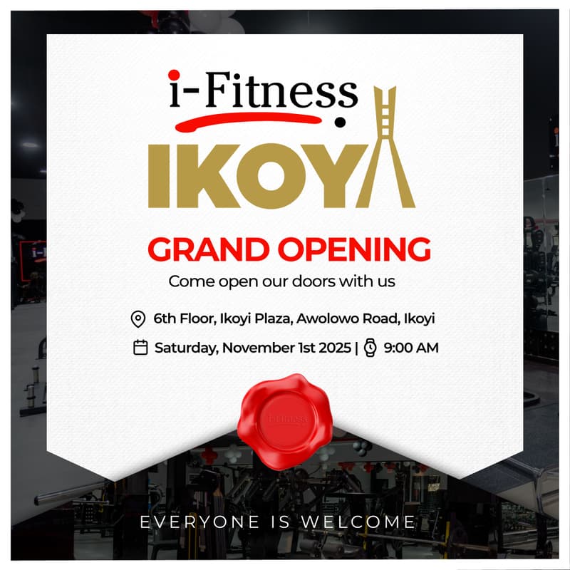 Cover Image for i-Fitness Ikoyi Branch Grand Opening