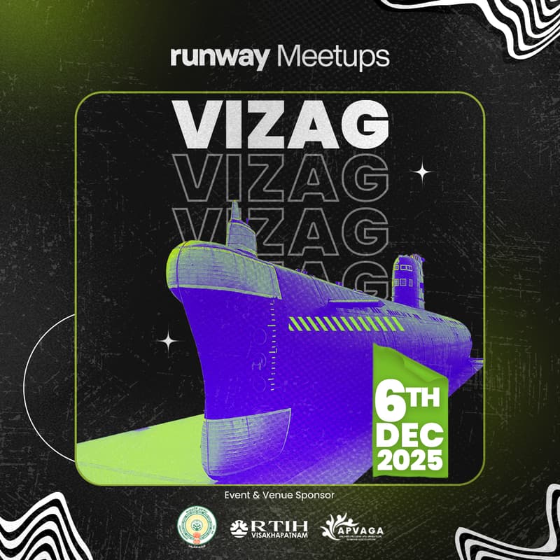 Cover Image for Runway AI Meetup – Vizag