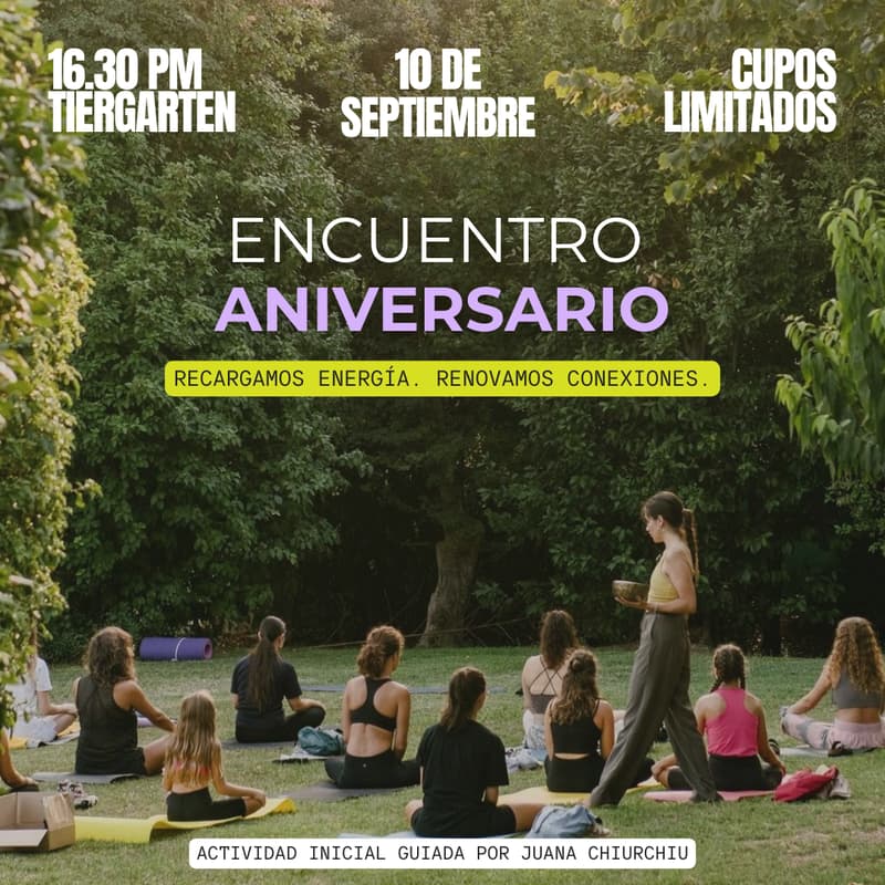 Cover Image for 🎉 Encuentro Aniversario – Yoga + Picnic