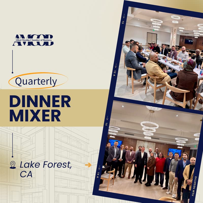 Cover Image for Lake Forest, CA: Quarterly Dinner Mixer