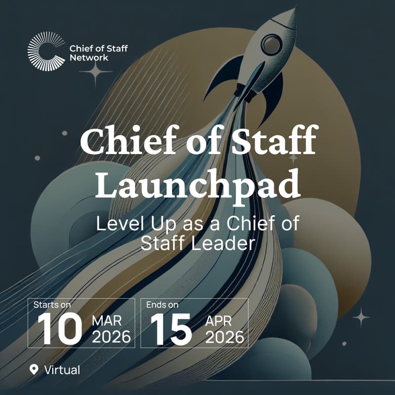 Cover Image for Chief of Staff Launchpad (March - April)