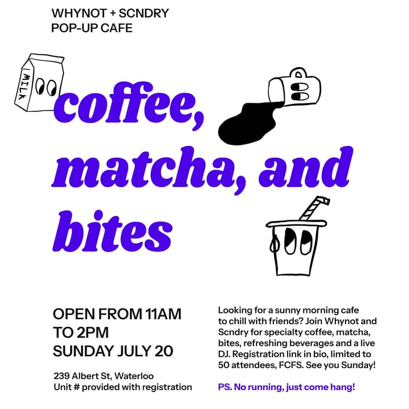 Cover Image for scndry x WHYNOT Coffee House