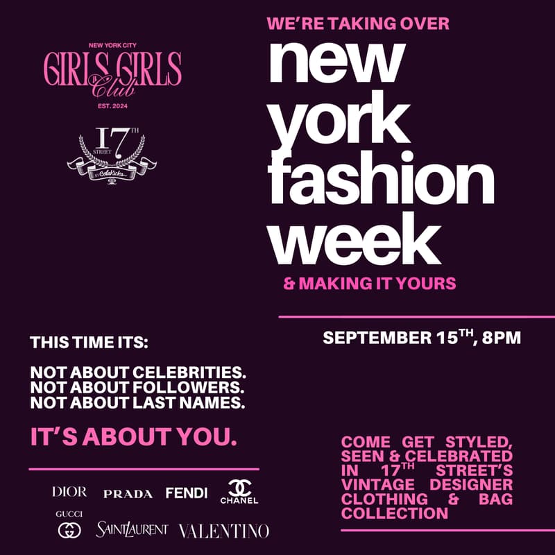 Cover Image for Girls Girls Club NYFW Takeover x 17th Street Vintage