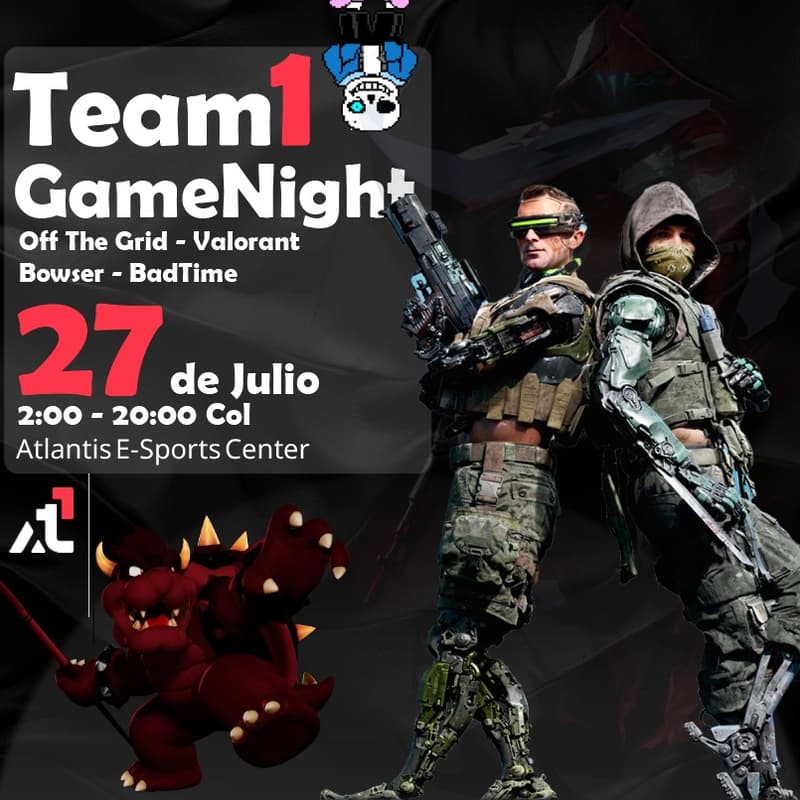 Cover Image for Gaming on Team1 Bogotá