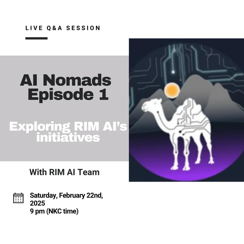 Cover Image for AI Nomads: Exploring RIM AI Initiatives
