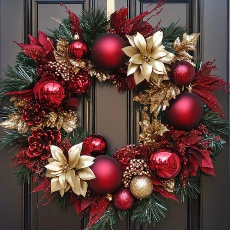 Cover Image for Taller Navideño: Crea tu Corona con Vino Ilimitado