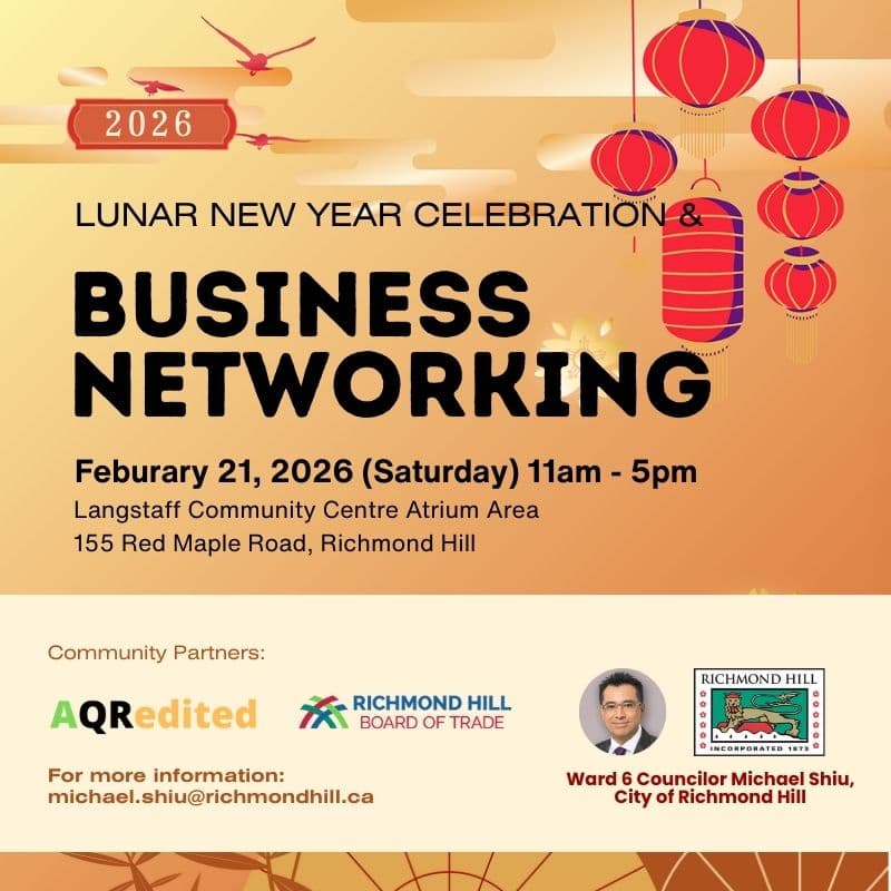 Cover Image for Lunar New Year Business Expo & Networking (CNY Richmond Hill, Ward 6)