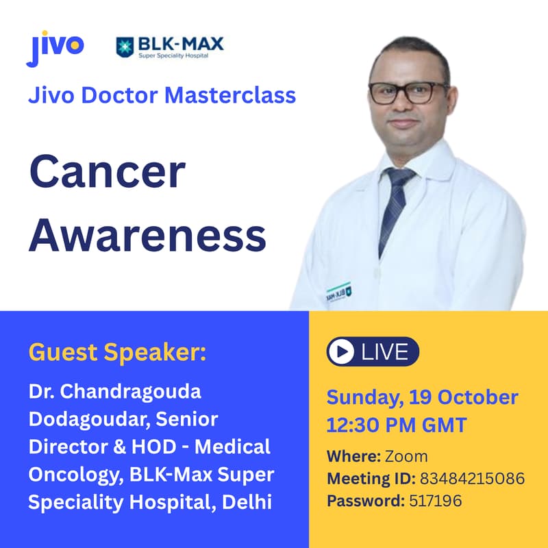 Cover Image for Jivo Masterclass | Cancer Awareness