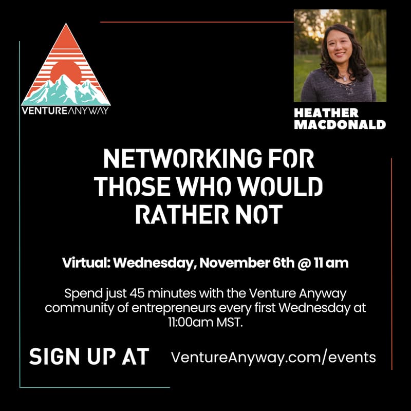 Cover Image for Virtual Exchange: Networking for those Who'd Rather Not featuring Heather MacDonald