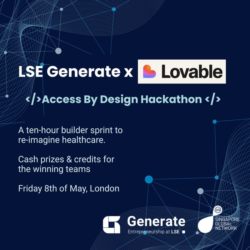 Cover Image for LSE Generate x Lovable: Access by Design Hackathon