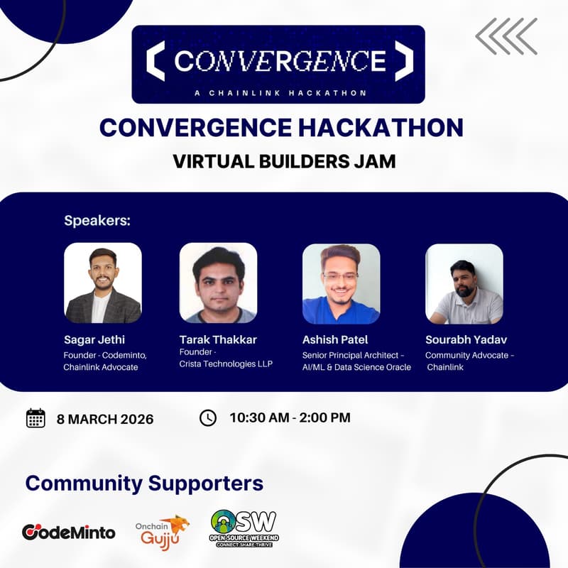Cover Image for Convergence Hackathon –Hack day and  Builders Jam