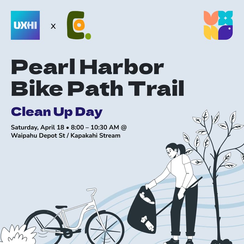 Cover Image for Pearl Harbor Bike Path Trail Cleanup Day
