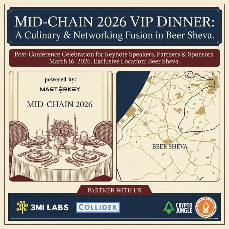 Cover Image for VIP Dinner - Mid-Chain Conference