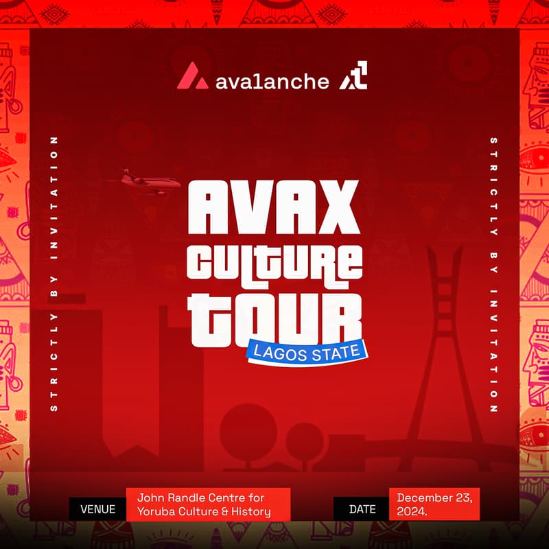 Cover Image for Avax Culture Tour, Lagos.