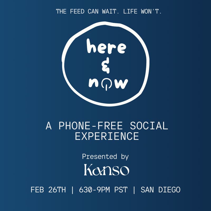 Cover Image for Here & Now: A Phone-Free Experience (San Diego)