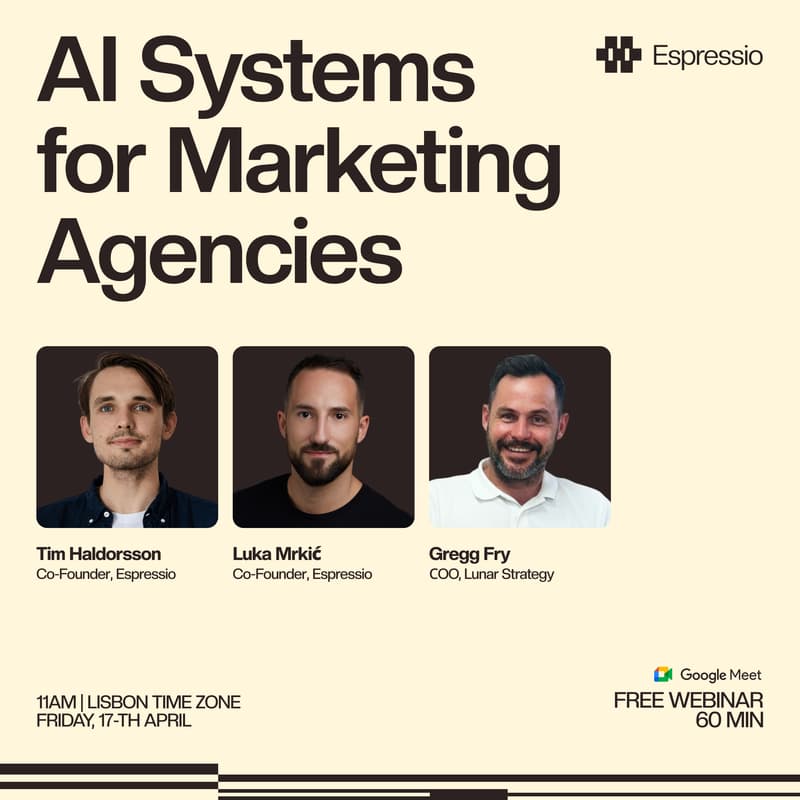 Cover Image for WEBINAR: AI Systems for Marketing Agencies