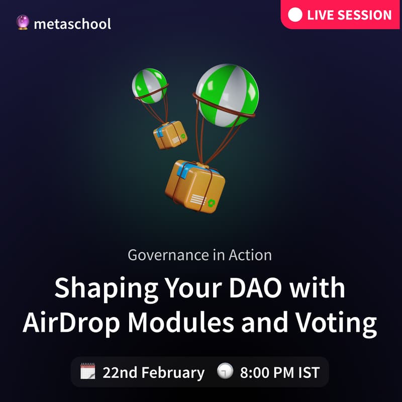 Cover Image for Governance in Action: Shaping Your DAO with AirDrop Modules and voting