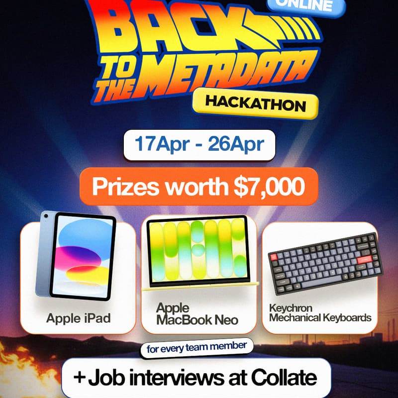 Cover Image for Back to the Metadata Hackathon