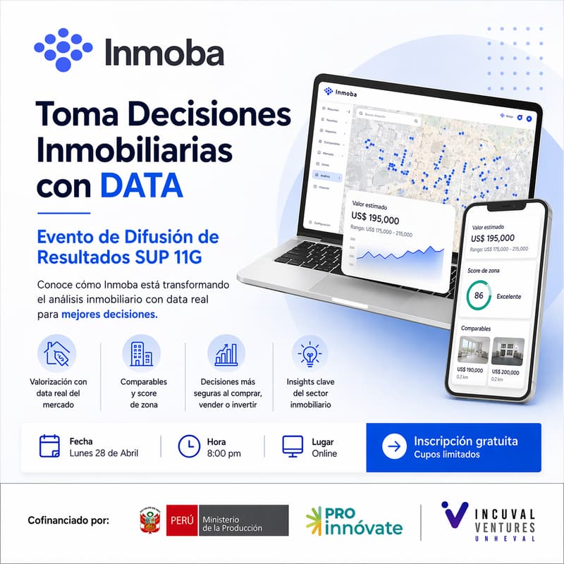 Cover Image for Toma decisiones inmobilarias con DATA | Inmoba App