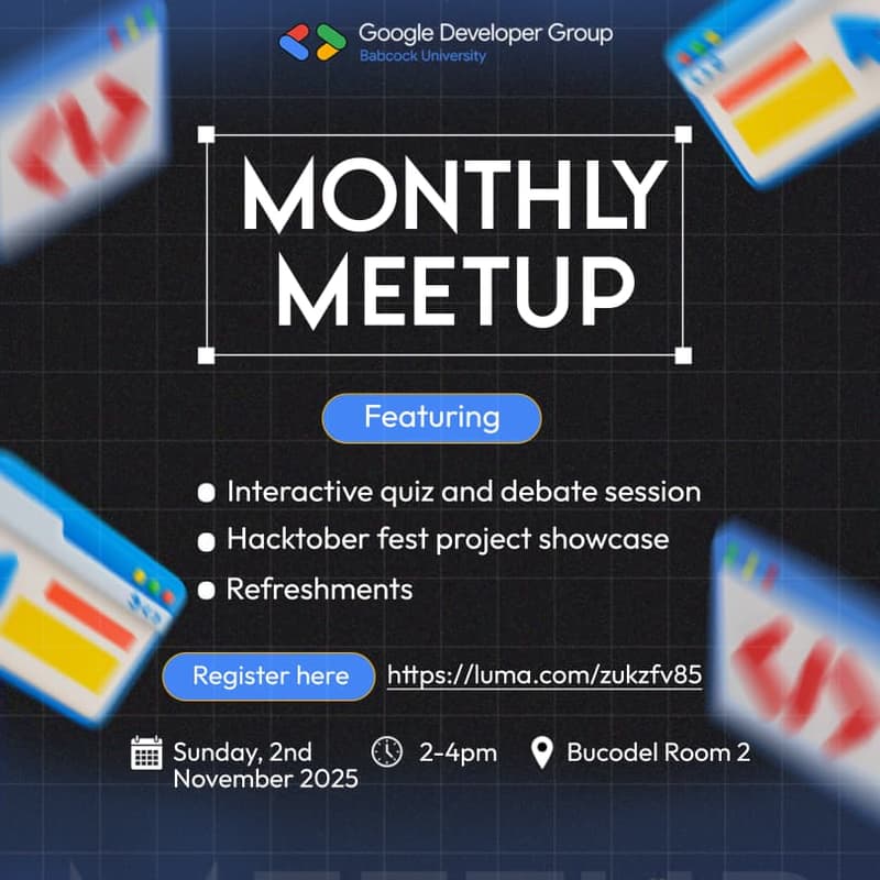 Cover Image for GDG Monthly Meetup Special Edition